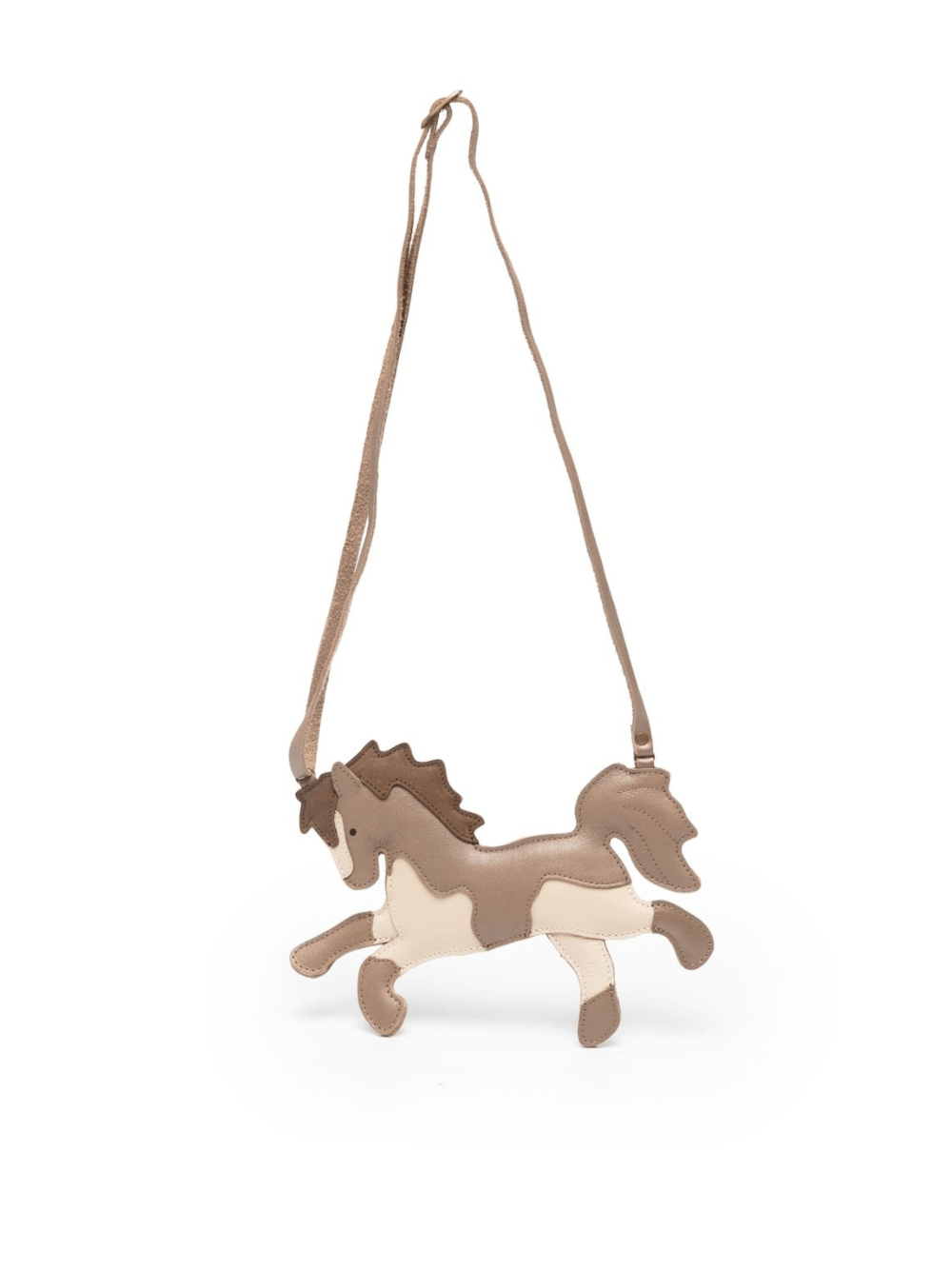 Borsa a tracolla per bambina Donsje beige a forma di cavallo - Rubino Kids