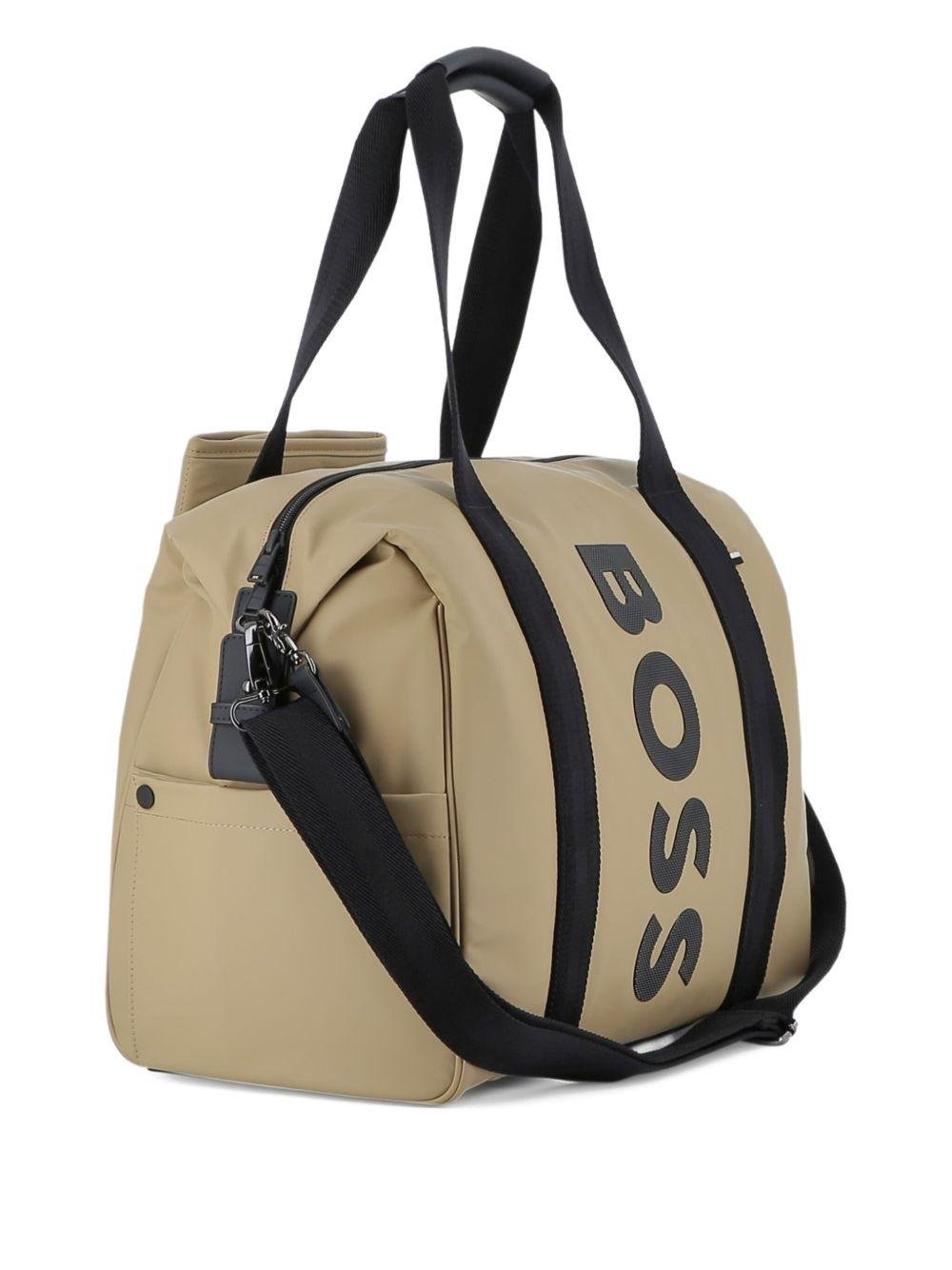 Borsa fasciatoio per neonati BOSS Kidswear beige con stampa - Rubino Kids