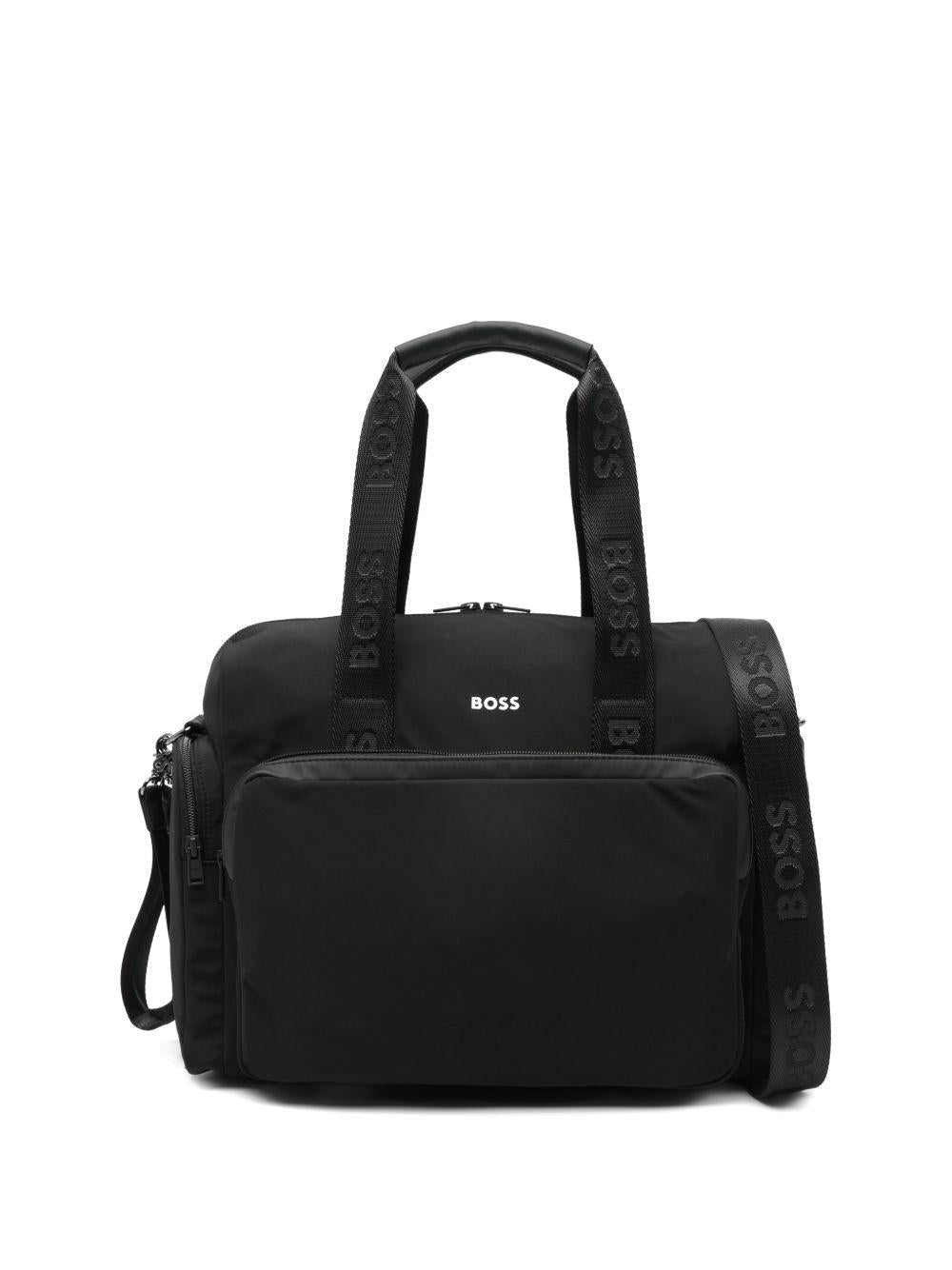 Borsa fasciatoio per neonati Boss Kidswear nero con tracolla staccabile - Rubino Kids
