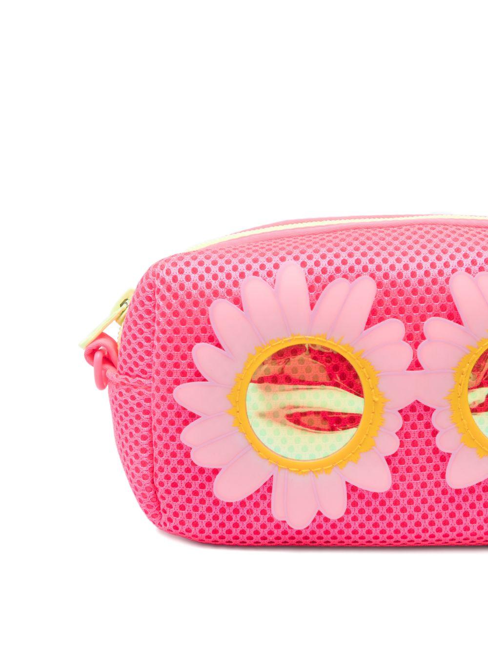 Borsa per bambina Billieblush rosa con applicazioni a fiore - Rubino Kids
