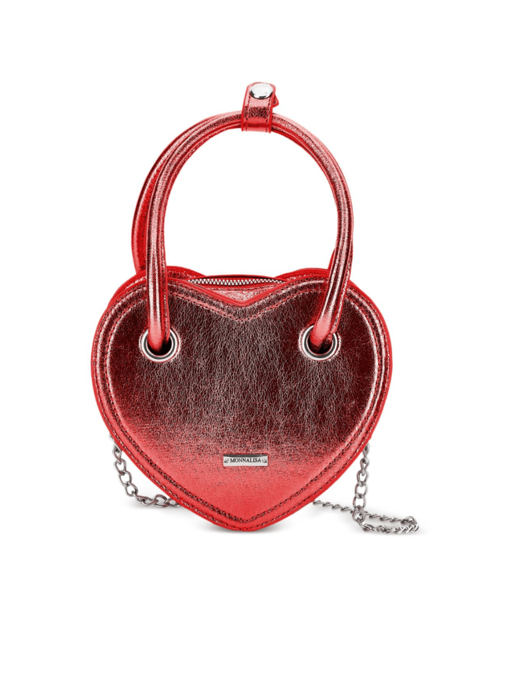 Borsa per bambina Monnalisa rossa a forma di cuore - Rubino Kids