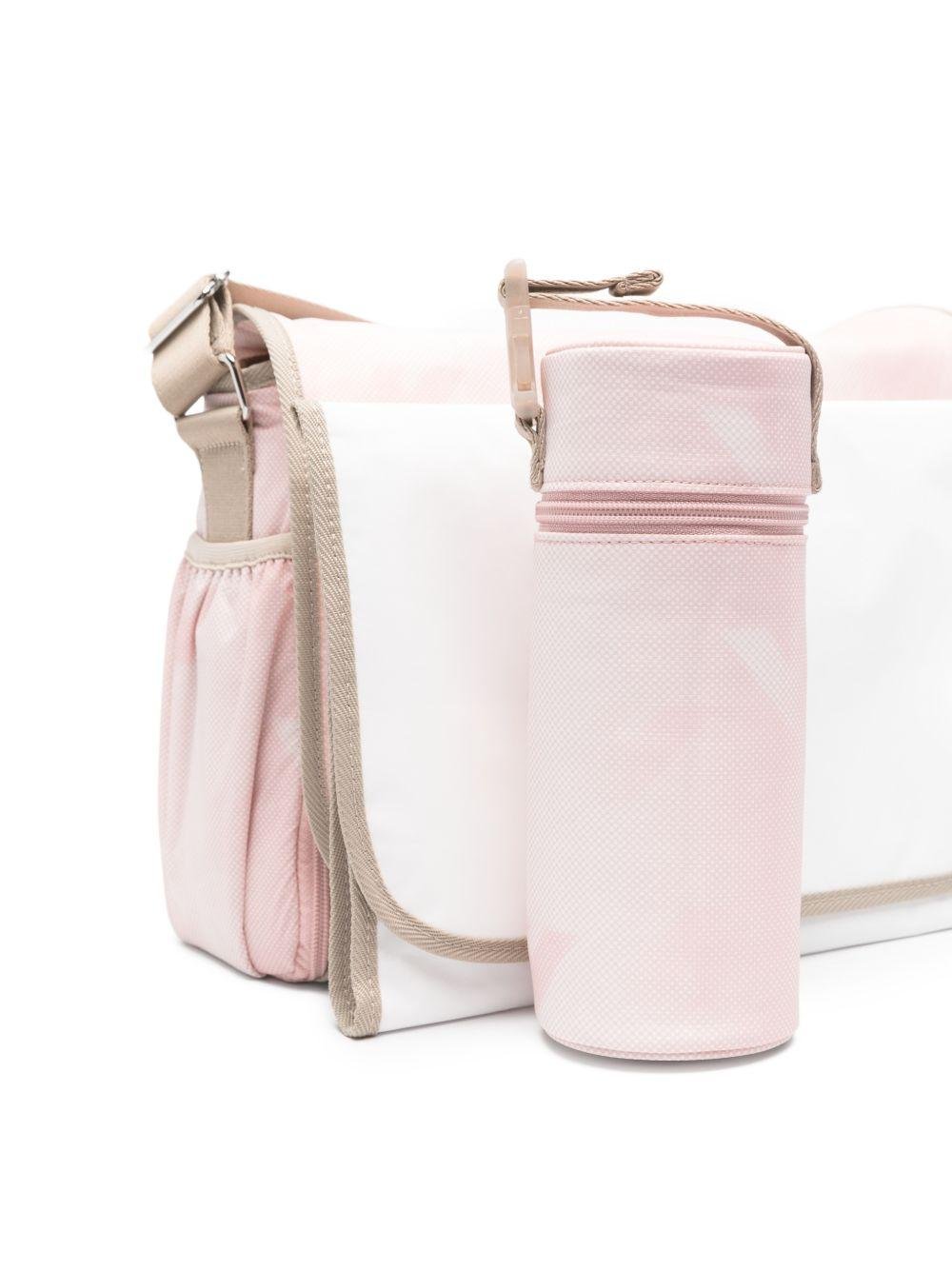 Borsa per neonata Emporio Armani Kids rosa con logo - Rubino Kids