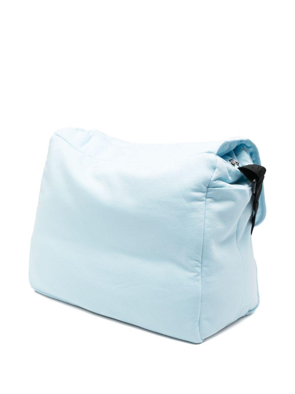Borsa per neonato Moschino Kids azzurro con stampa Teddy Bear - Rubino Kids