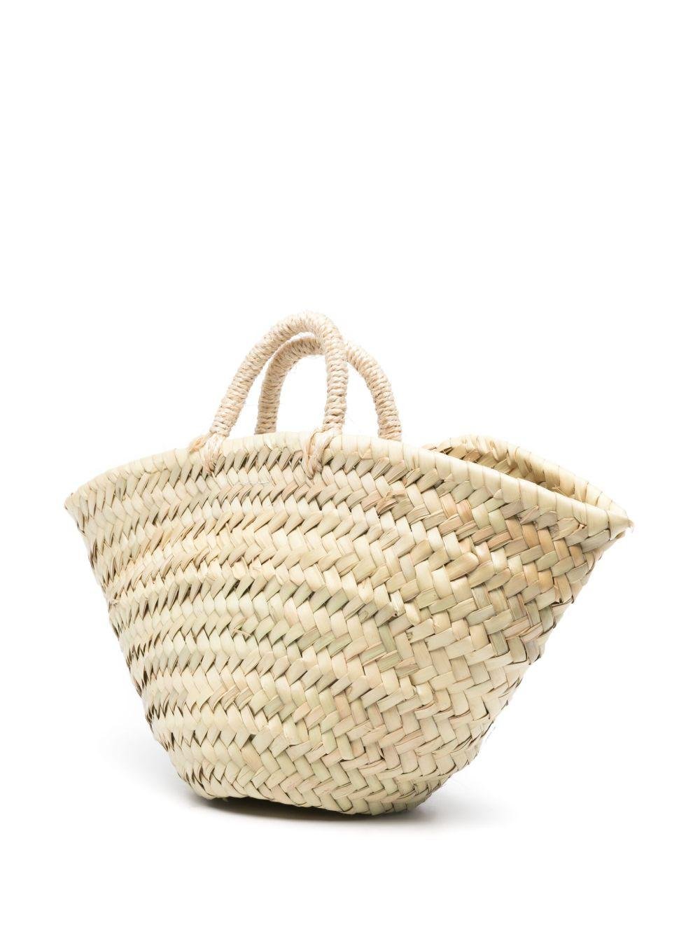 Borsa tote per bambina Colorichiari beige con applicazione a fiori - Rubino Kids