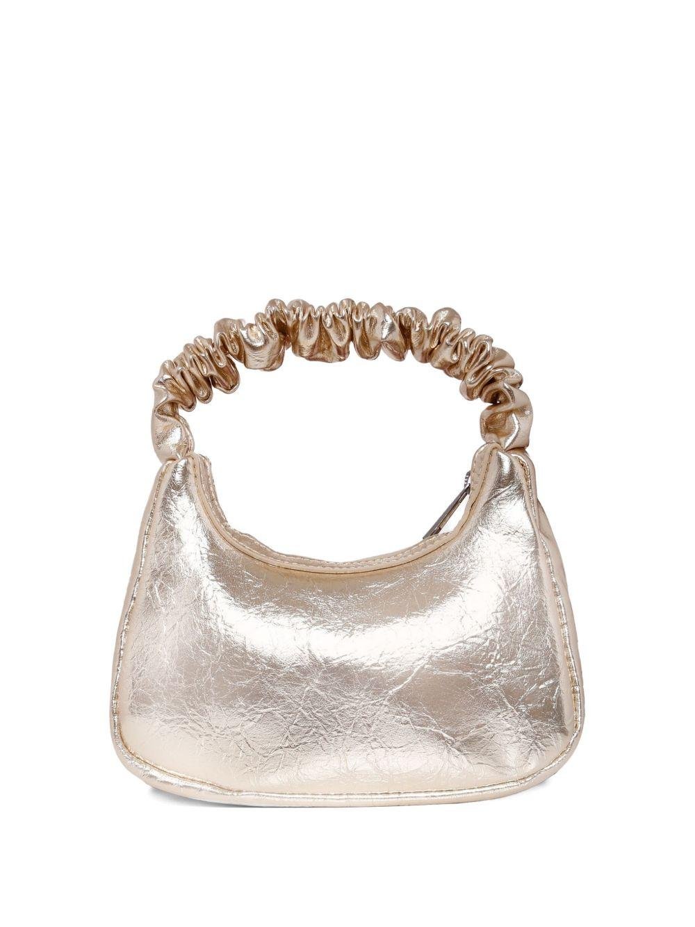 Borsa tote per bambina Molo oro June con effetto metallizzato e manico elasticizzato - Rubino Kids