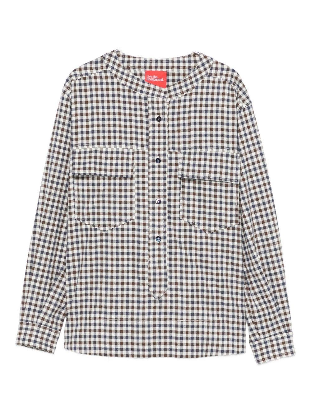 Camicia per donna Merci multicolore con motivo a quadri - Rubino Kids