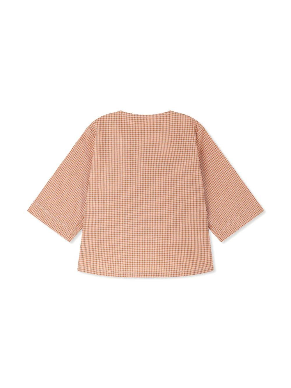 Camicia per neonato Bonpoint Emil arancione in cotone - Rubino Kids