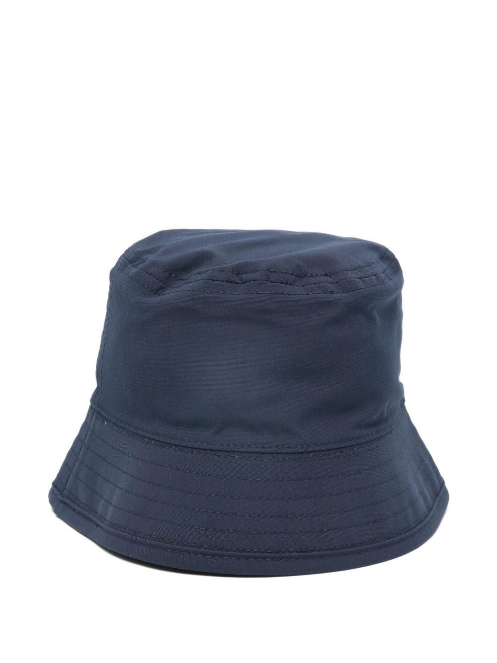 Cappello bucket per neonato BOSS Kids blu reversibile - Rubino Kids