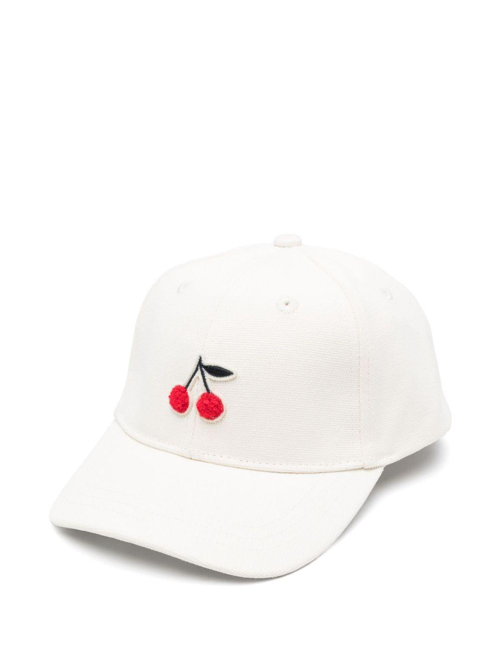 Cappello da baseball Arnold per neonata Bonpoint bianco con occhielli - Rubino Kids
