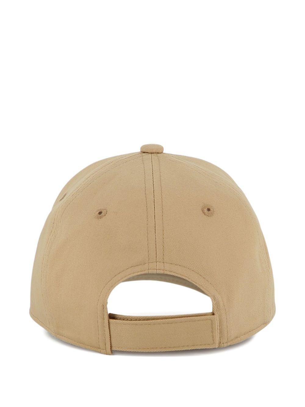 Cappello da baseball per bambina Michael Kors Kids beige con placca logo - Rubino Kids