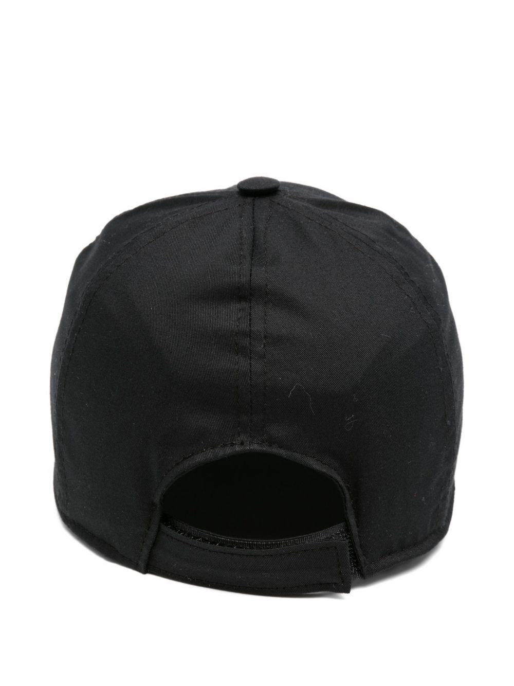 Cappello da baseball per bambino Balmain Kids nero con logo - Rubino Kids