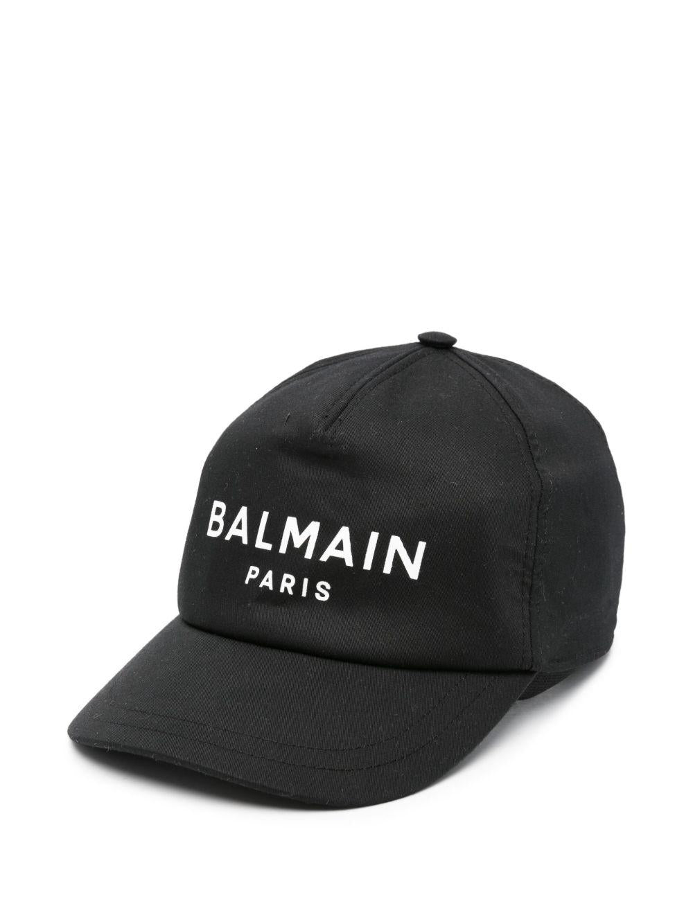 Cappello da baseball per bambino Balmain Kids nero con logo - Rubino Kids