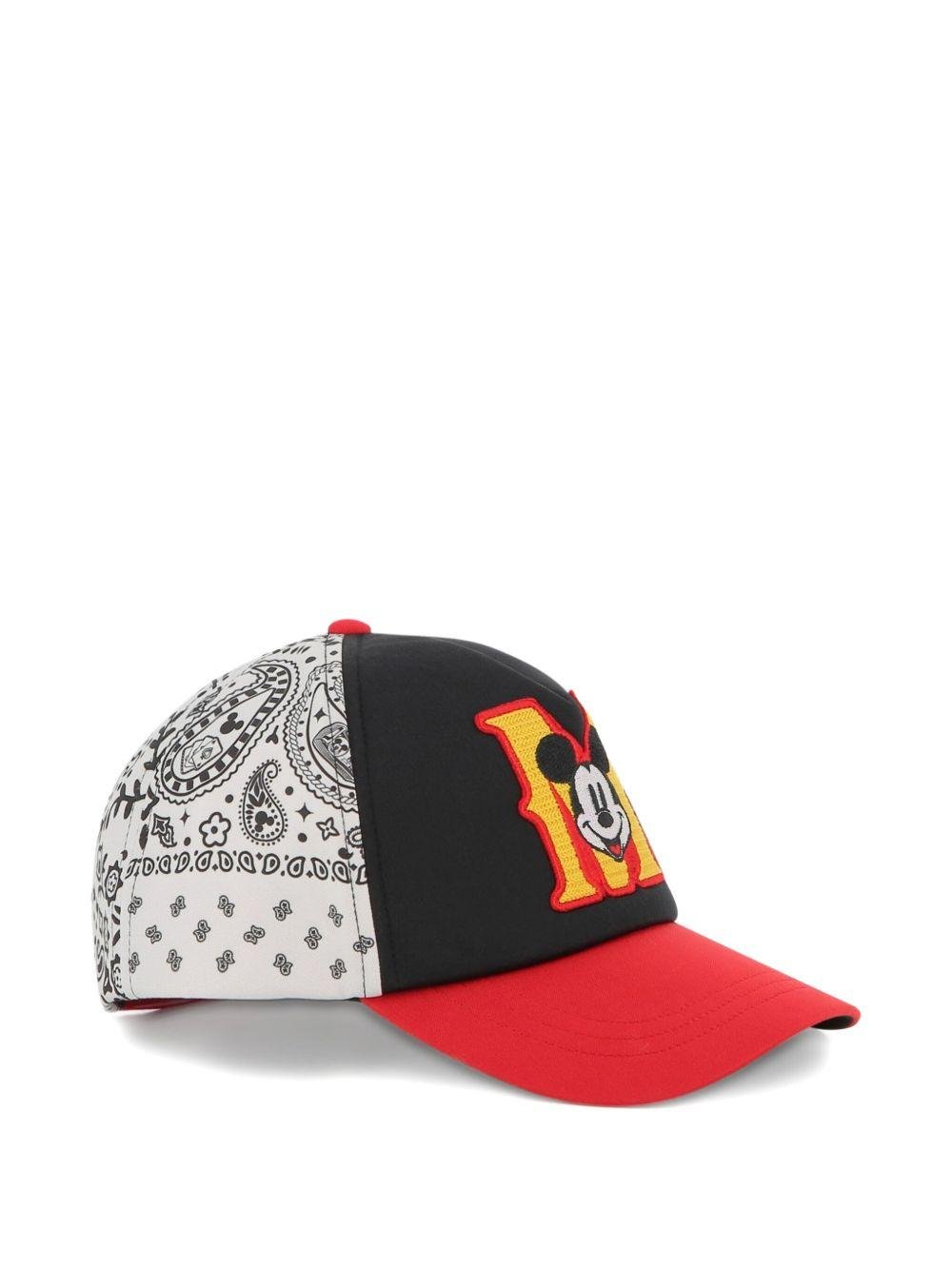 Cappello da baseball per bambino Marc Jacobs Kids x Disney Mickey Mouse multicolor con stampa bandana - Rubino Kids