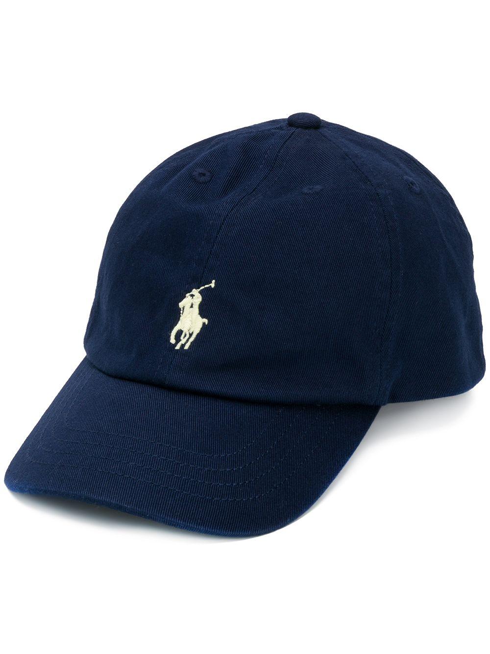 Cappello da baseball per bambino Polo Ralph Lauren Kids blu con logo Polo Pony - Rubino Kids