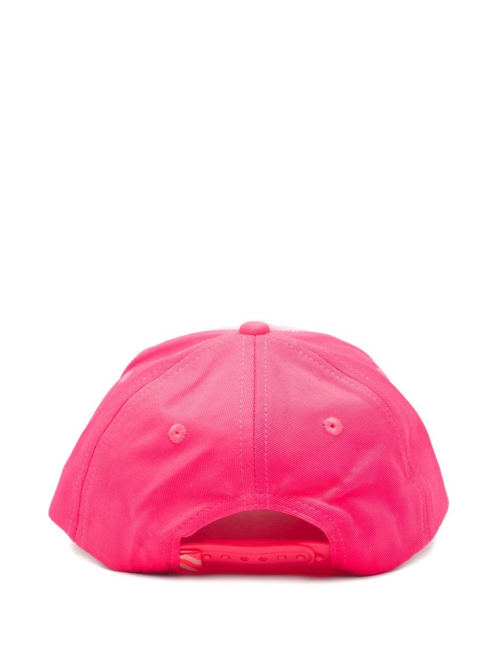 Cappello per bambina Billieblush fucsia con logo in rilievo - Rubino Kids