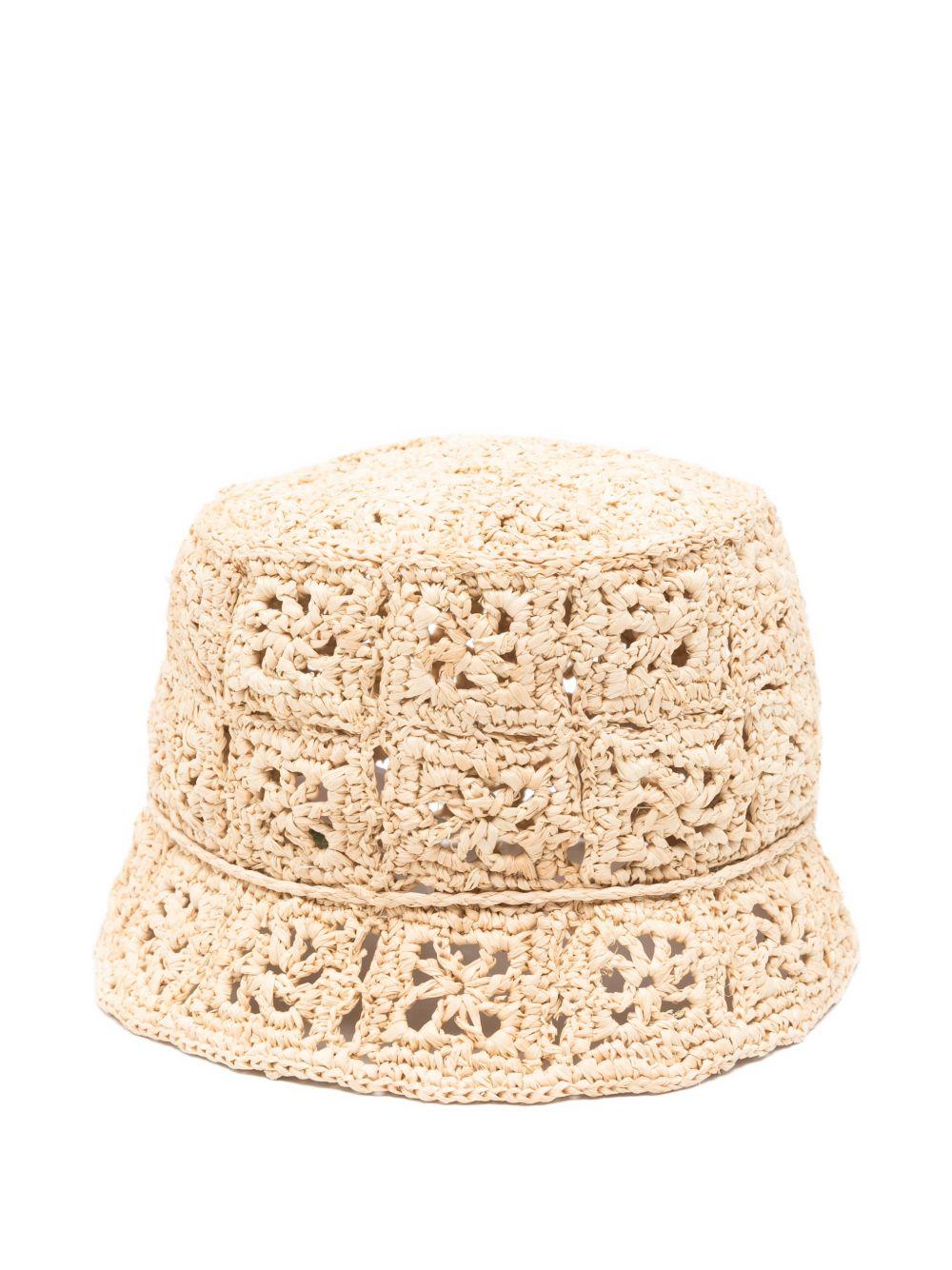 Cappello per bambina Bonpoint beige con pompon - Rubino Kids
