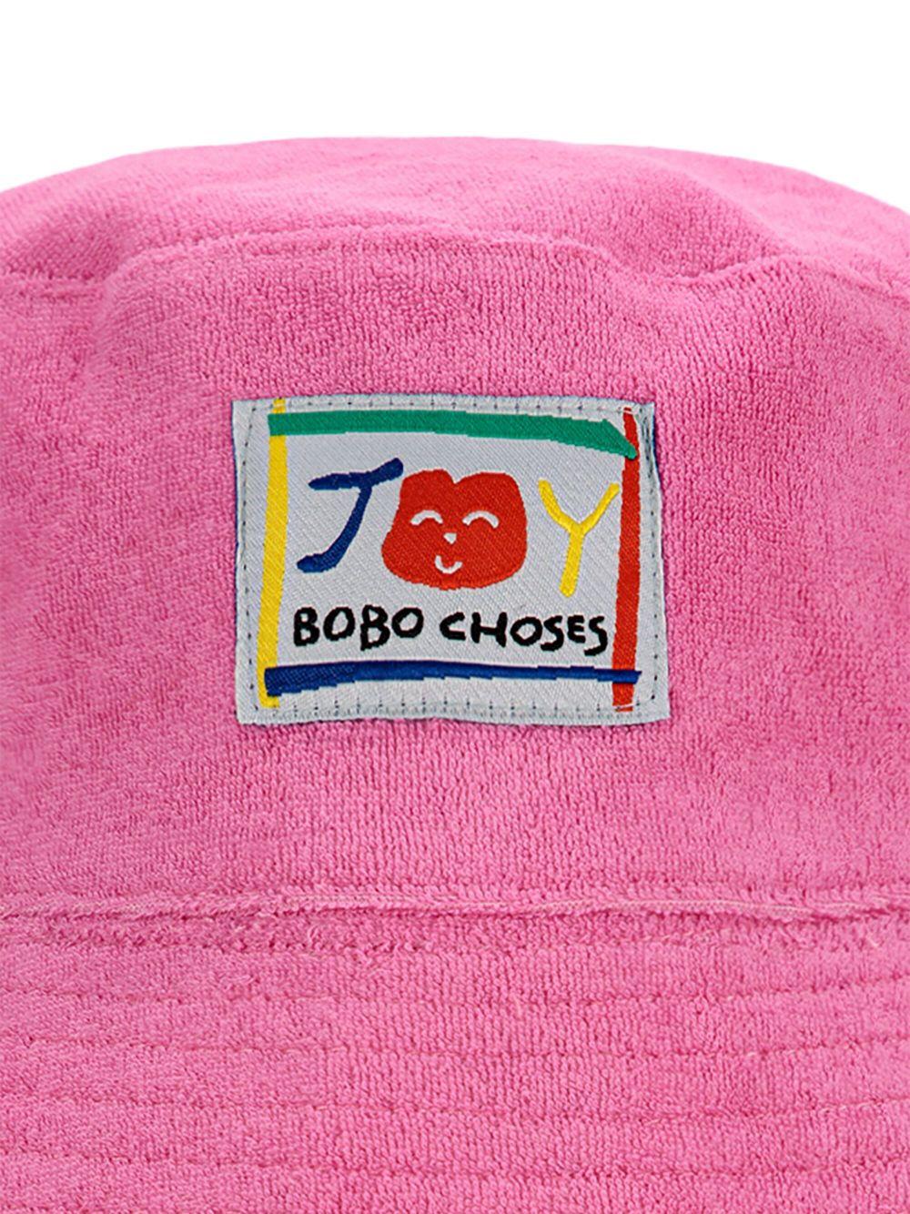 Cappello per bambino Bobo Choses rosa con logo - Rubino Kids