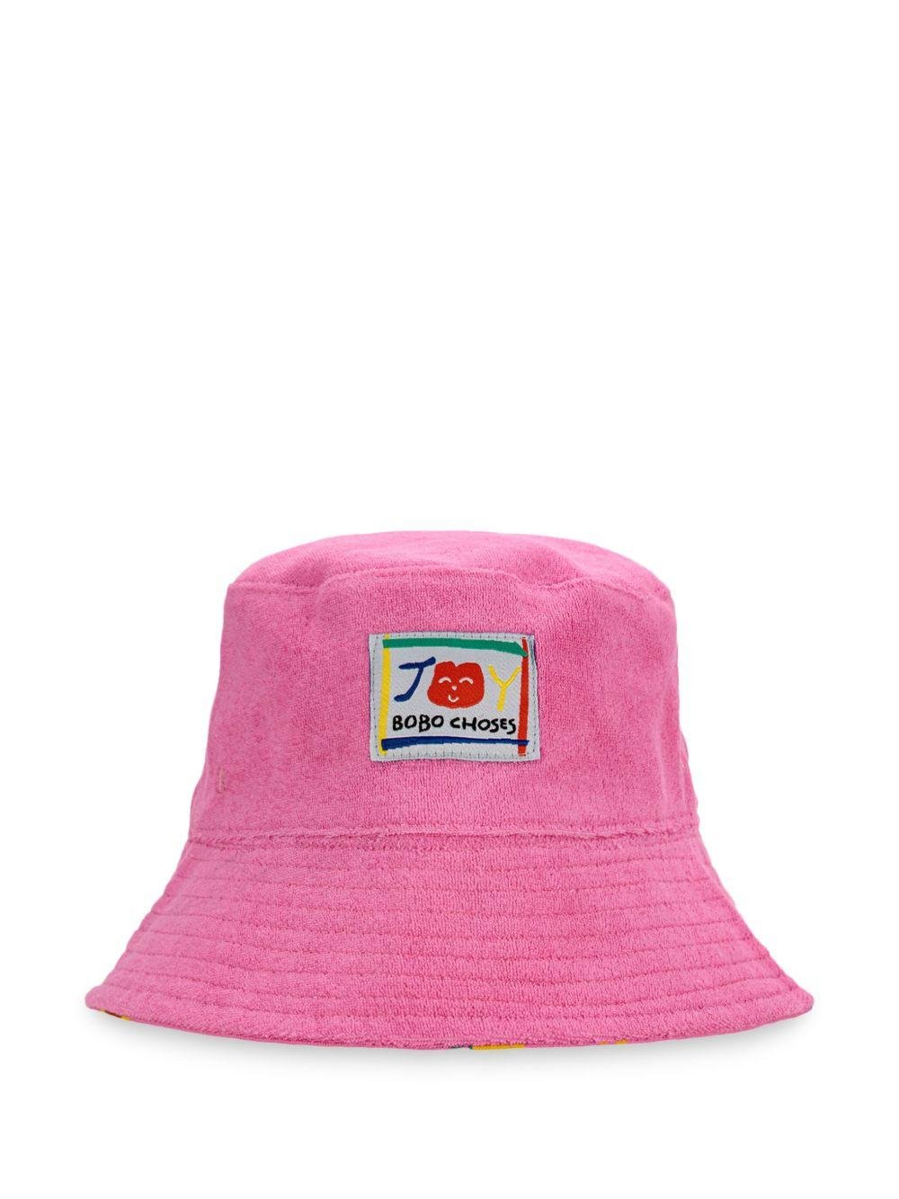 Cappello per bambino Bobo Choses rosa con logo - Rubino Kids