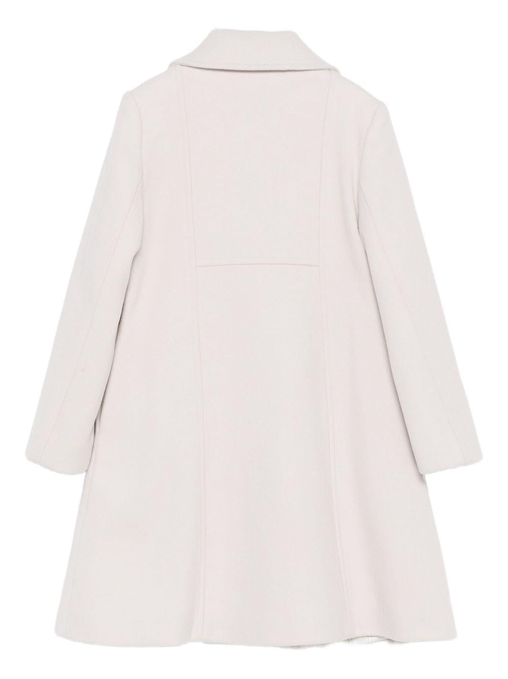 Cappotto doppiopetto per bambina Etro Kids beige con maniche lunghe - Rubino Kids