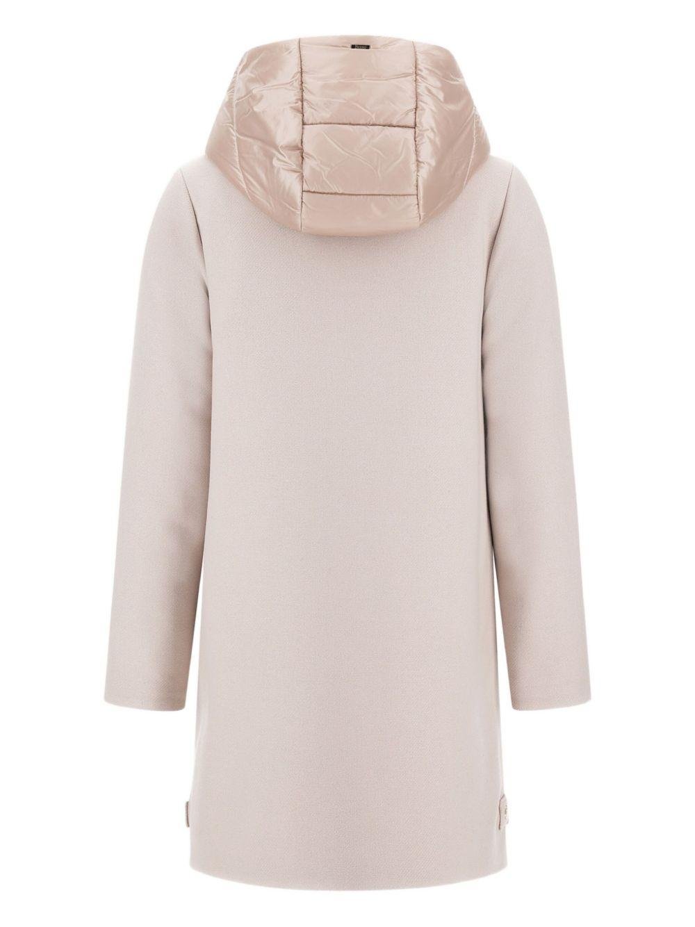 Cappotto per bambina Herno Kids rosa con cappuccio - Rubino Kids