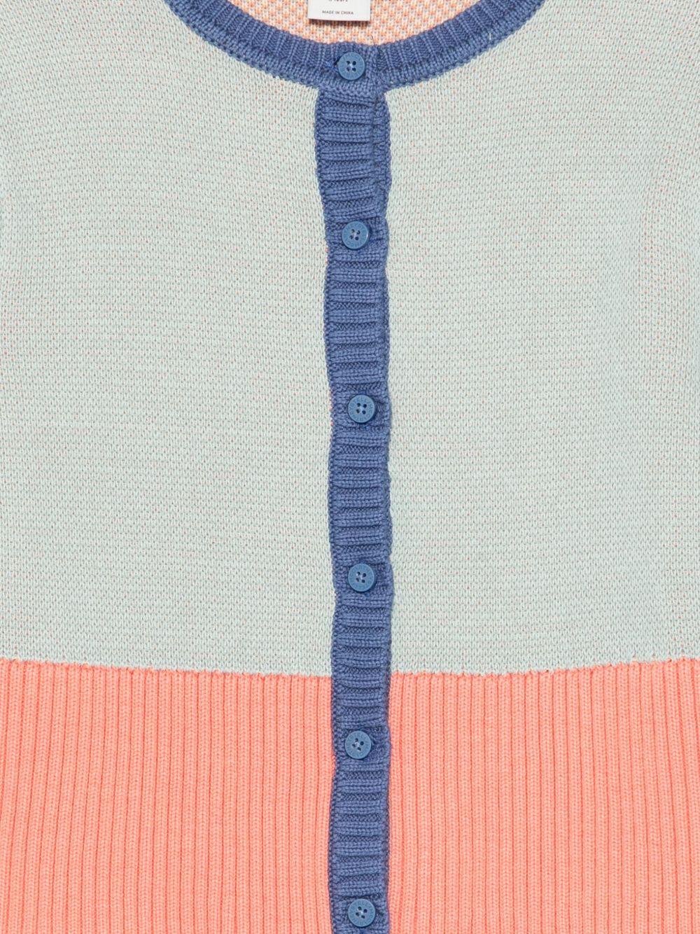 Cardigan per bambina Stella McCartney Kids multicolor con design color - block - Rubino Kids