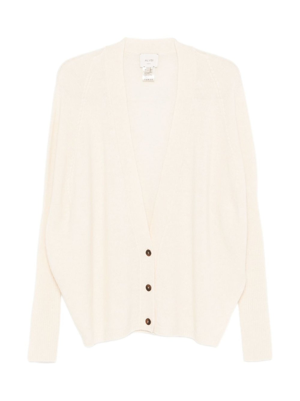 Cardigan per donna ALYSI bianco con scollo a V - Rubino Kids