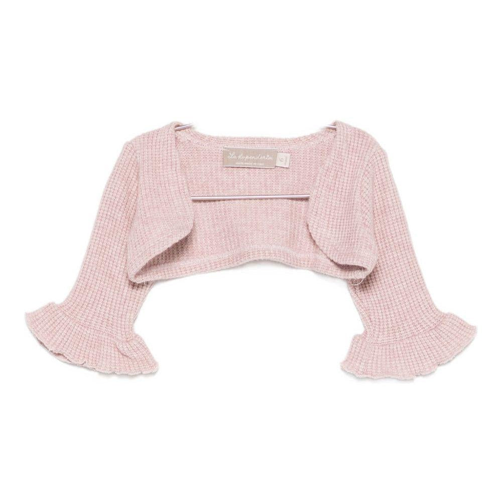 Cardigan per neonata La Stupenderia rosa con dettagli arricciati - Rubino Kids
