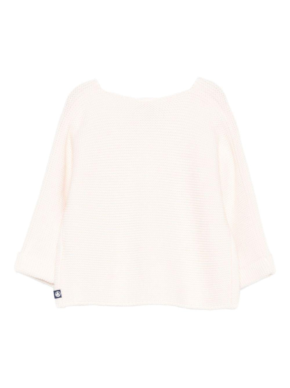 Cardigan per neonata Petit Bateau rosa con chiusura a bottoni - Rubino Kids