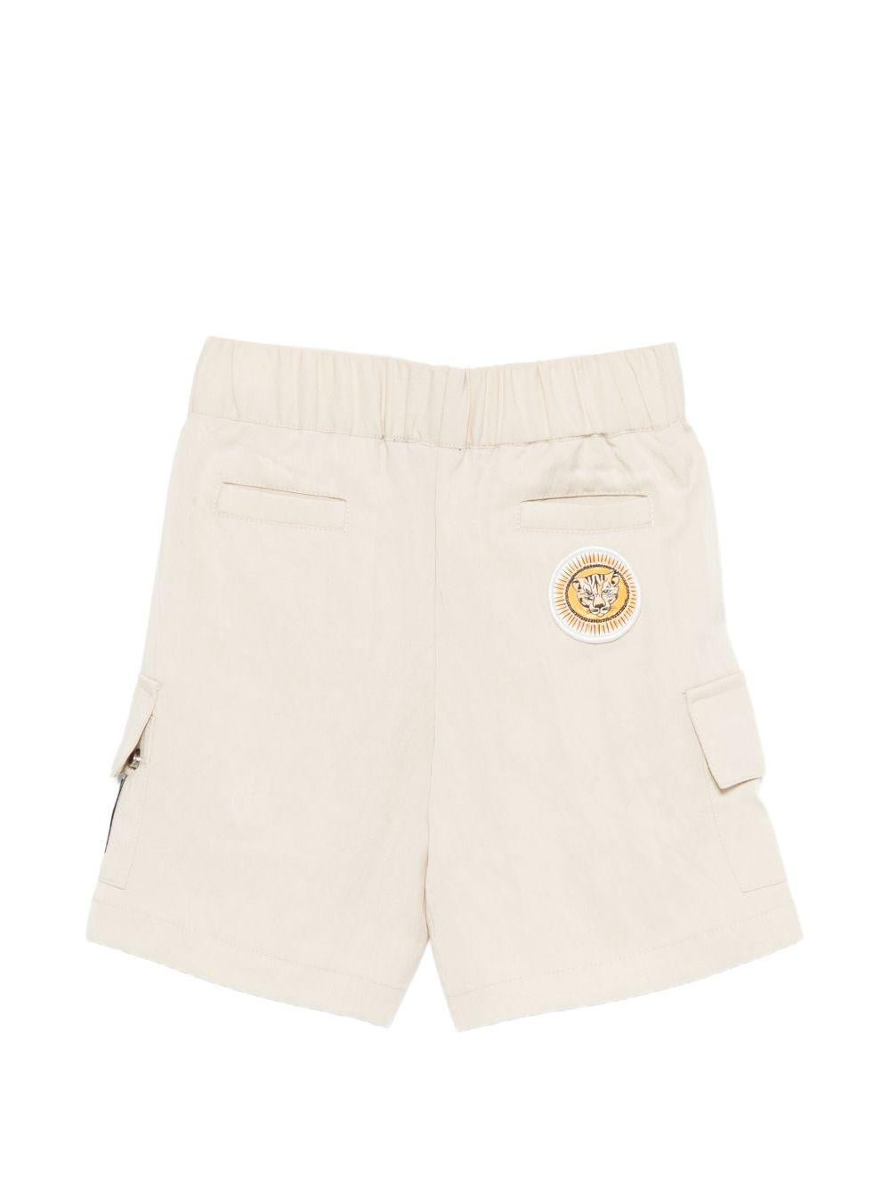 Cargo corti per bambino Just Cavalli Kids beige con cintura - Rubino Kids
