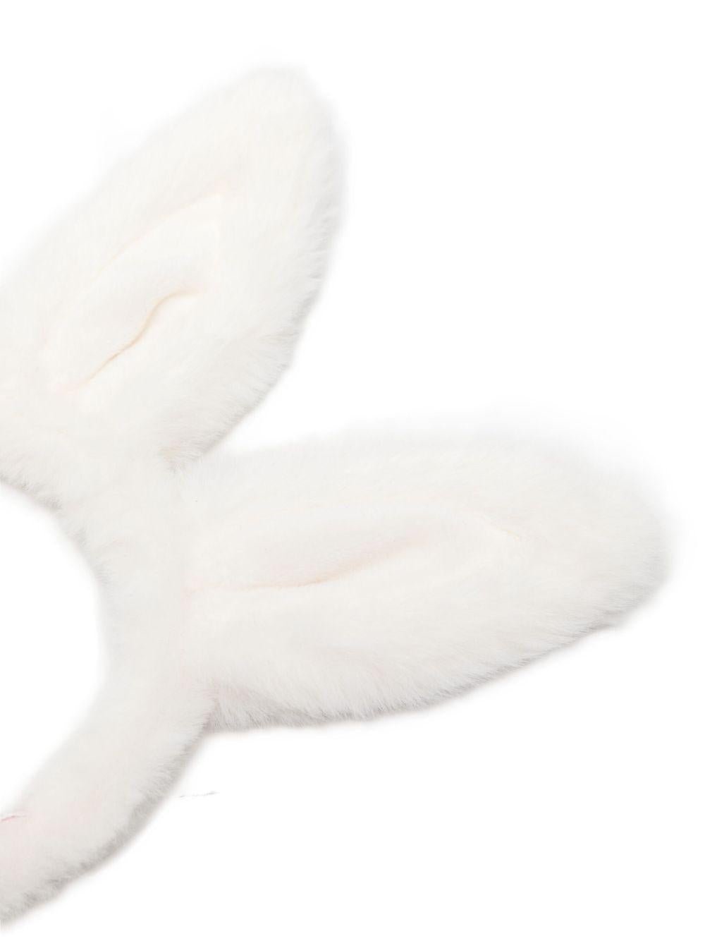 Cerchietto per bambina Bonpoint bianco con orecchie da coniglio - Rubino Kids