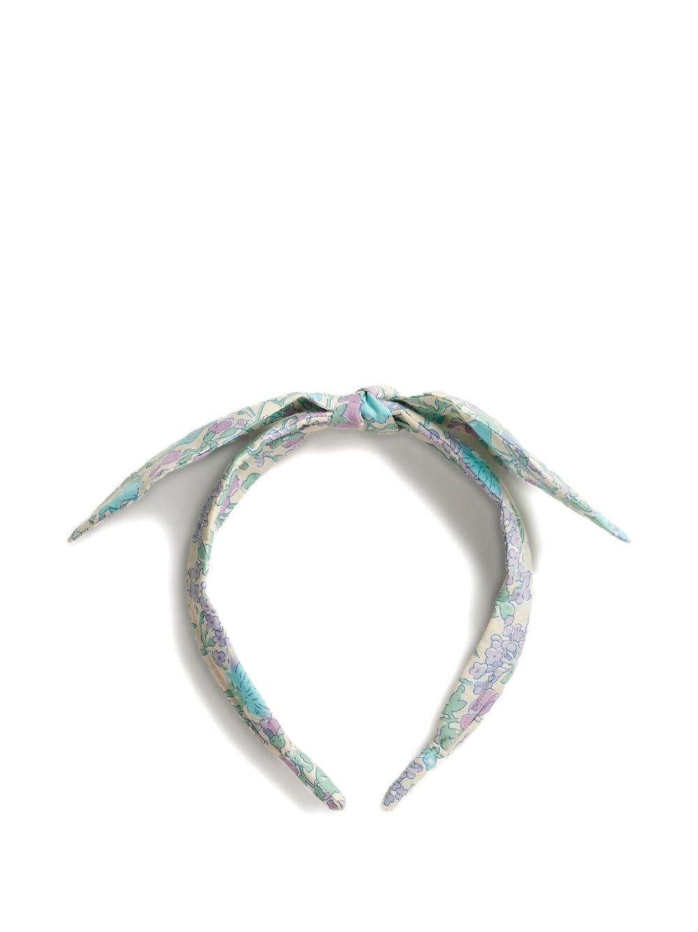 Cerchietto per bambina Bonpoint viola con stampa a fiori - Rubino Kids