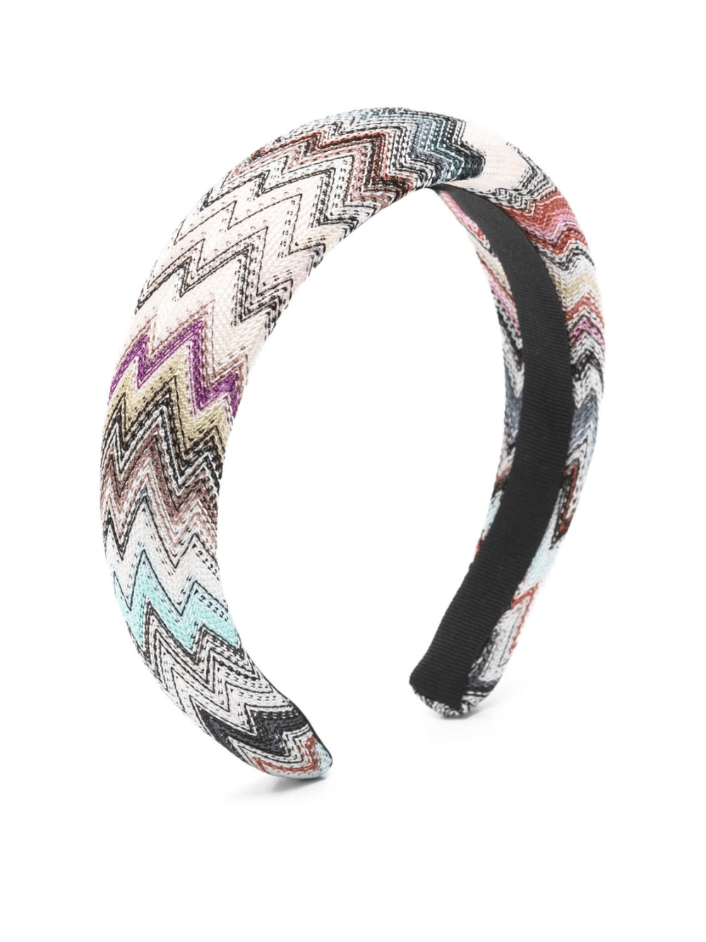 Cerchietto per capelli per bambina Missoni Kids multicolore con motivo a zigzag - Rubino Kids