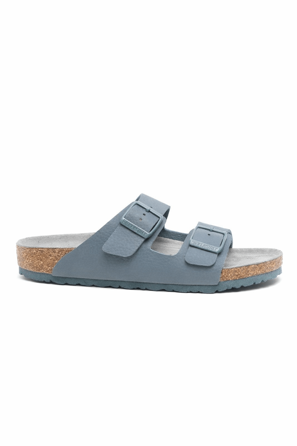 Ciabatte per bambini Birkenstock Kids Birko - Flor grigio con chiusura a fibbia - Rubino Kids