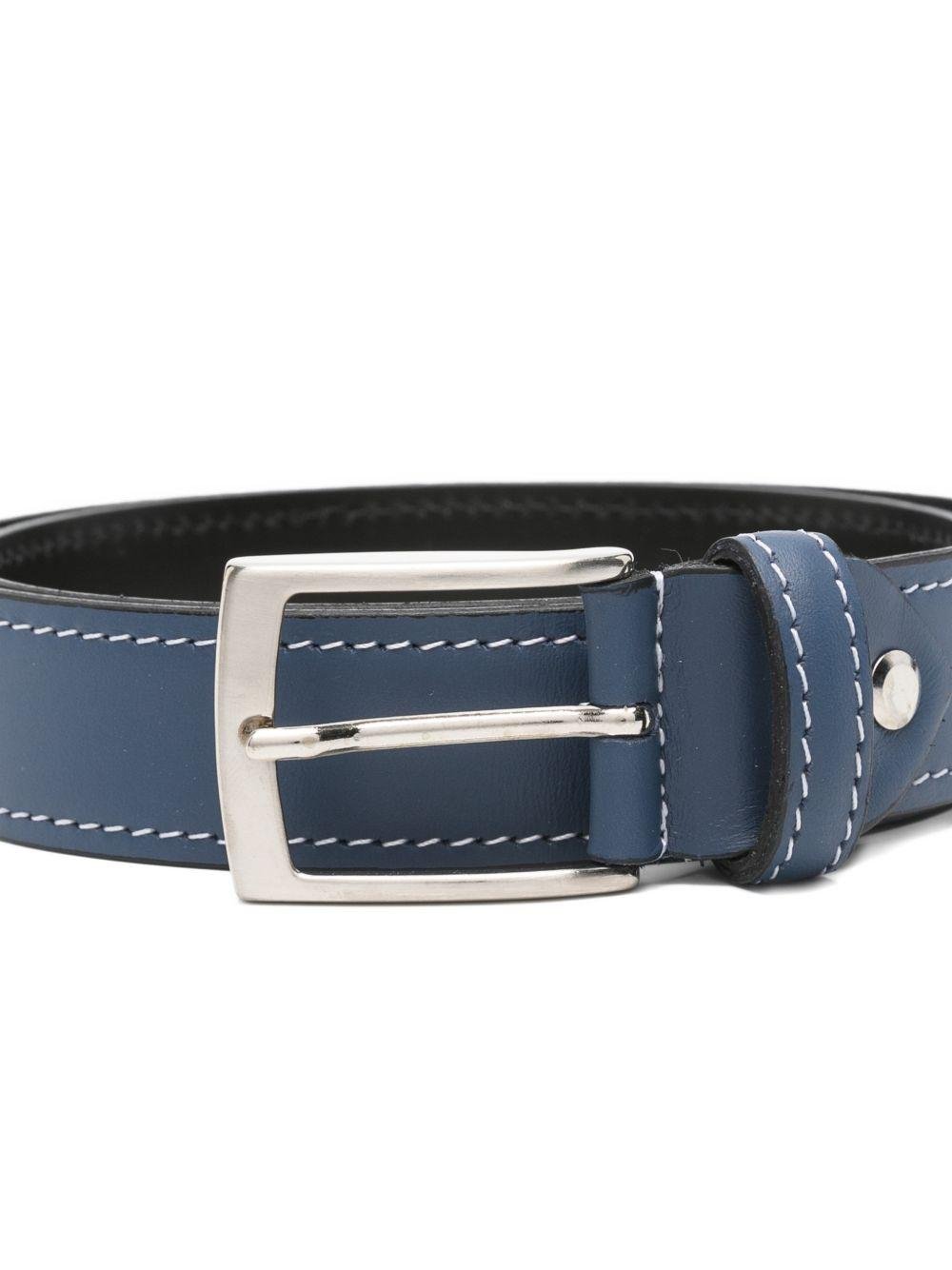 Cintura per bambino Colorichiari blu con dettagli color argento - Rubino Kids