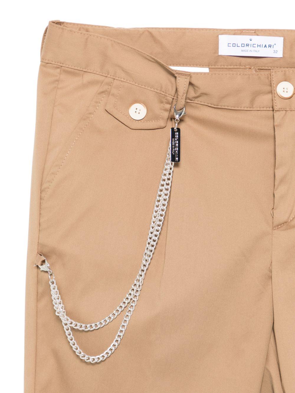 Completo confort per bambino Colorichiari beige con design gessato - Rubino Kids