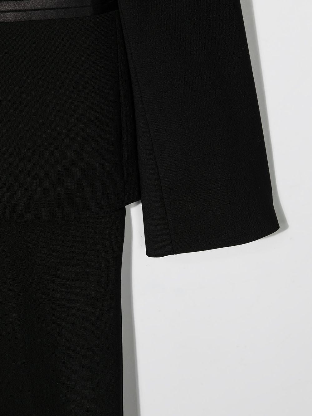 Completo due pezzi per bambino Emporio Armani Kids nero con taglio straight - Rubino Kids