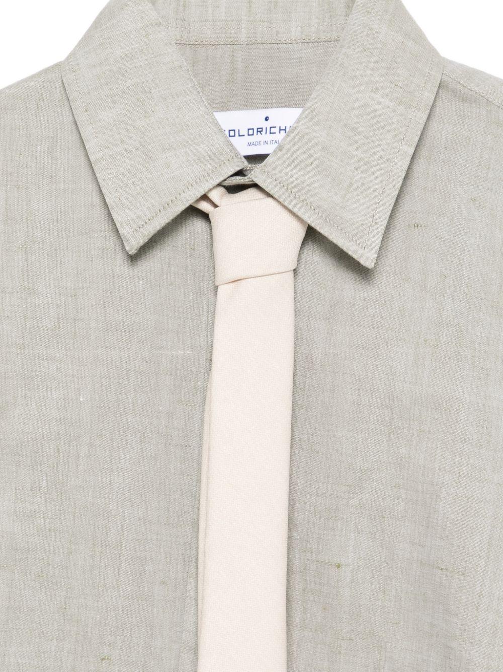 Completo per bambino Colorichiari beige modello doppiopetto (5 pezzi) - Rubino Kids