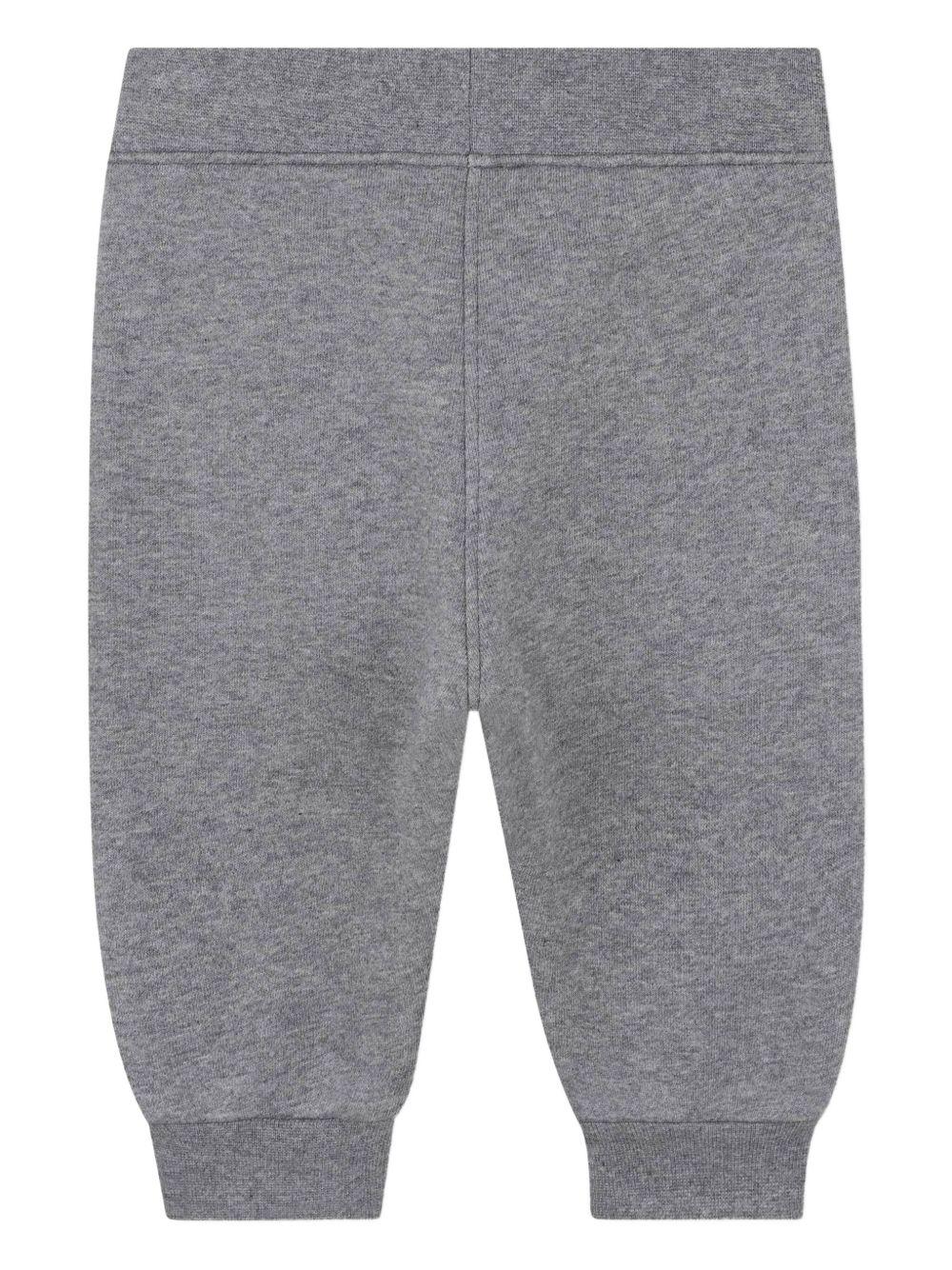 Completo per neonato Boss Kids grigio con applicazione logo - Rubino Kids