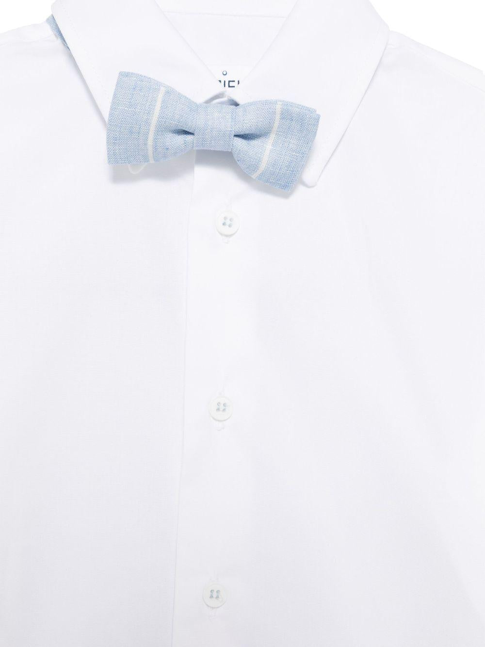 Completo tre pezzi per bambino Colorichiari azzurro con rinifitura a righe - Rubino Kids