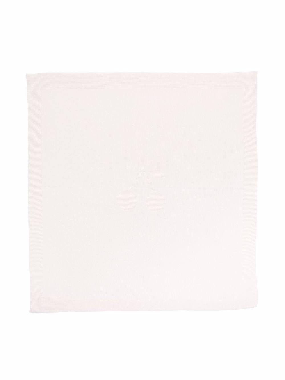 Coperta a coste per neonato Bonpoint rosa con modello rettangolare - Rubino Kids