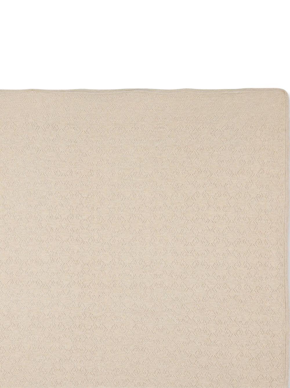 Coperta per neonati Givenchy Kids beige con motivo all - over - Rubino Kids