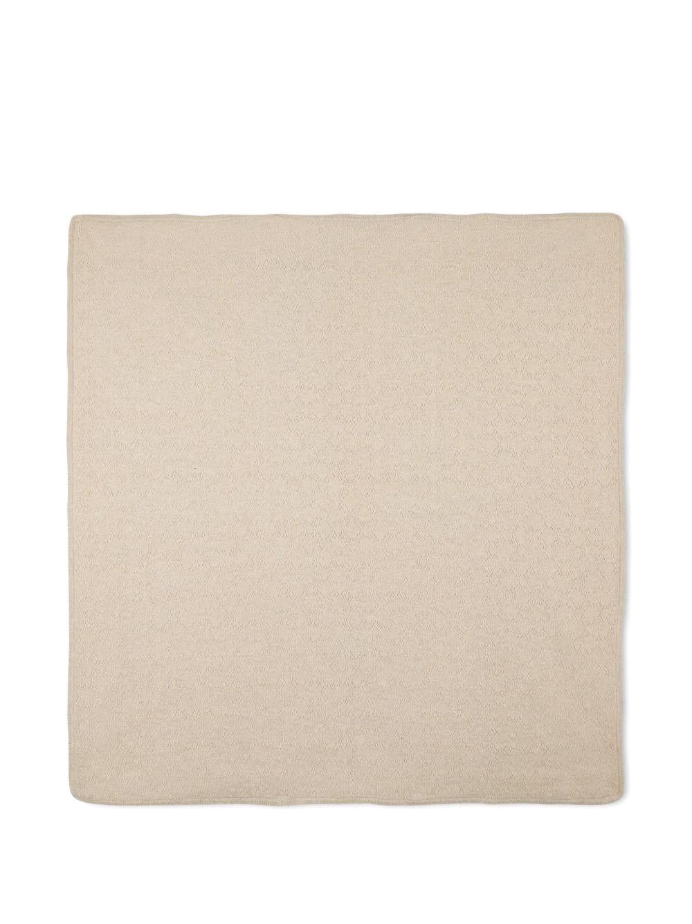 Coperta per neonati Givenchy Kids beige con motivo all - over - Rubino Kids