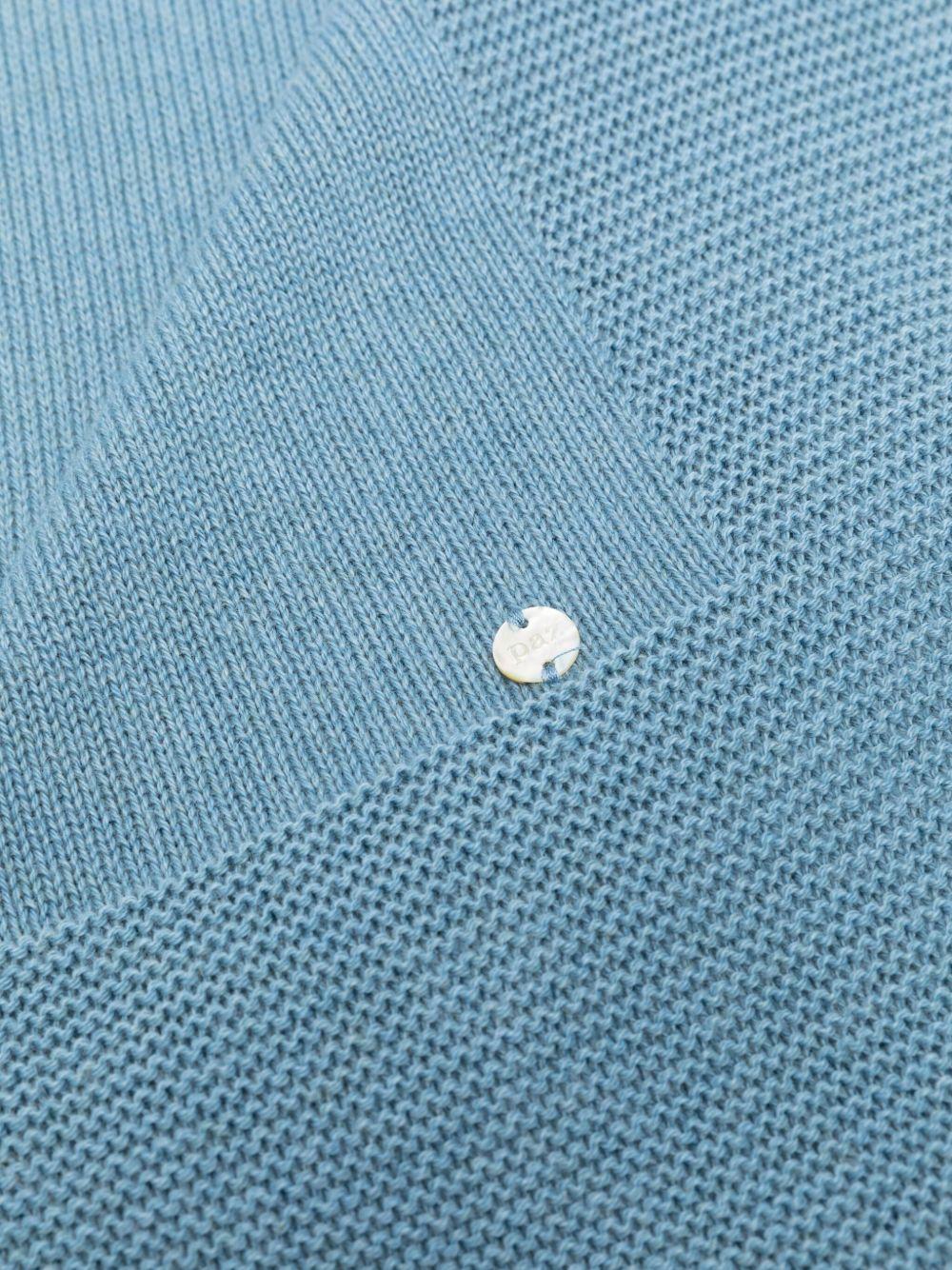 Coperta per neonati Paz Rodrìguez blu a coste - Rubino Kids