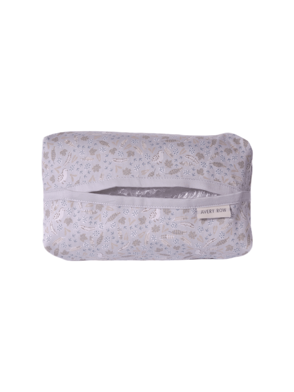 Copri salviette per neonati Avery Row grigio con stampa grafica naturalistica all - over - Rubino Kids