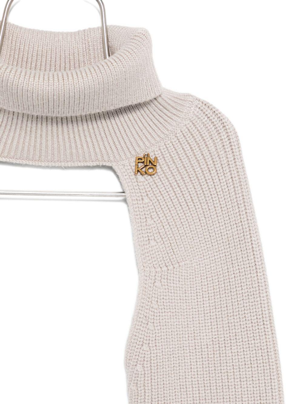 Coprispalle per bambina Pinko Kids grigio con dettaglio logo - Rubino Kids