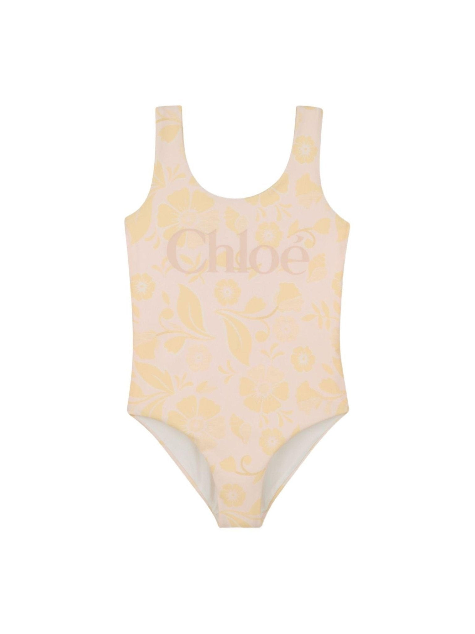 Costume da bagno per bambina Chloé Kids rosa con stampa a fiori - Rubino Kids