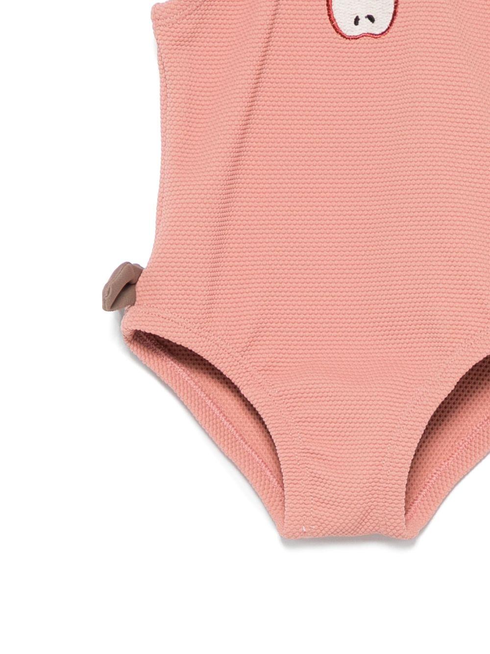 Costume da bagno per neonata Donsje Stien rosa con motivo con ricamo - Rubino Kids