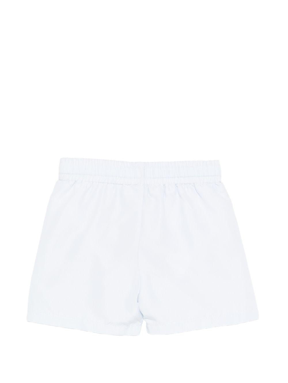 Costume per bambin Kenzo Kids bianco con stampa logo sul davanti - Rubino Kids