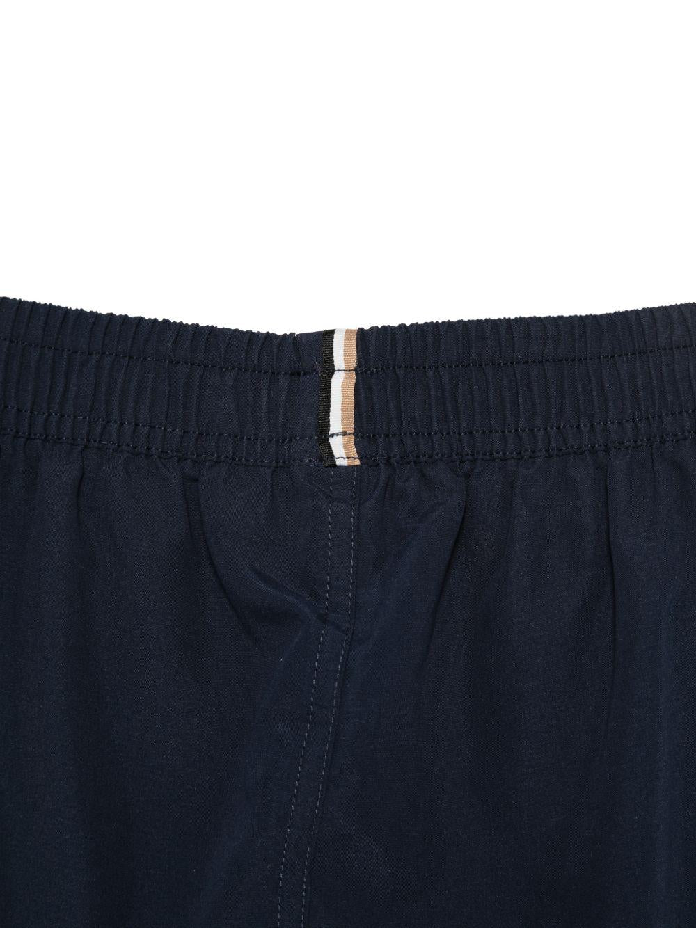 Costume per bambino Boss Kids blu scuro con stampa grafica - Rubino Kids