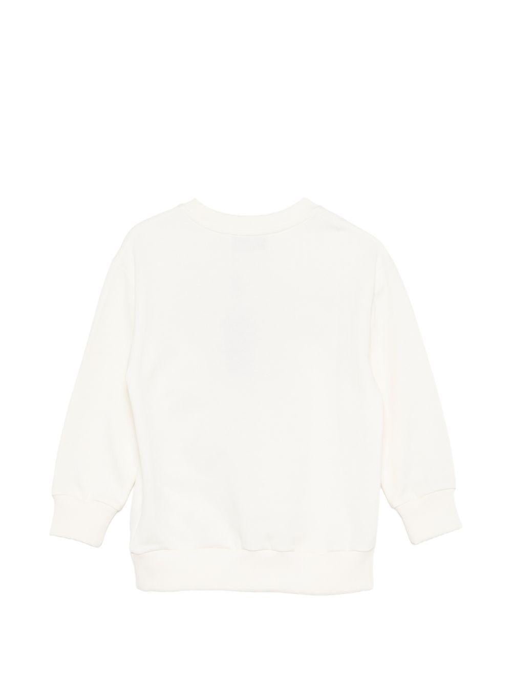 Felpa girocollo per bambino Etro Kids bianca con logo - Rubino Kids